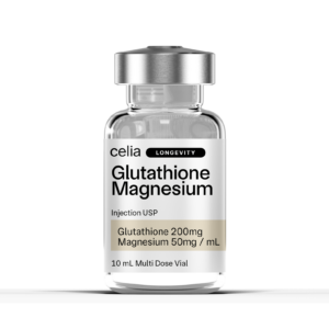 Celia-Vial-Glutathione_Mag-10mL Glutathione Magnesium 200mg/50mg per mL in Solution